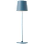 Brilliant Table Lamp Kaami Metal Plastic Blue 2W 310lm - 830 Warm White | 100mm - IP44 - Dimmable 