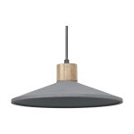 Ledvance Decor Concrete/Steel/Wood Pendant 320 Dark Grey | Suitable for E27