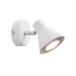 Nordlux Eik Wall Light Metal White | Suitable for 1x GU10