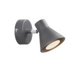 Nordlux Eik Wall Light Metal Grey | Suitable for 1x GU10