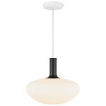 Nordlux Alton Pendant Glass Black | Suitable for E27
