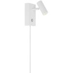 Nordlux LED Wall Light Omari White 3.2W 320lm 41D - 827 Extra Warm White | Dimmable - Tiltable