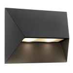Nordlux Pontio Wall Light Aluminium Black | IP54 - Suitable for 2x GU10