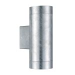 Nordlux Tin Wall Light Brushed Aluminium | Suitable for 2x GU10