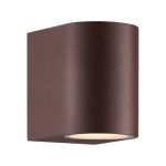 Nordlux Dion Wall Light Aluminium Rusty | Suitable for 1x GU10