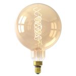 Calex XXL Mega Gold Globe LED E27 G200 Filament 3W 250lm- 822 Extra Warm White | Dimmable