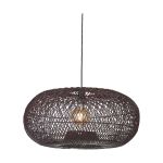 Good&Mojo Pendant Arizona Rattan Burgundy L | Suitable for 1x E27 