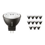 Multipack 12x Philips Master LED Spot GU4 MR11 3.5W 200lm 24D - 827 Extra Warm White | Replaces 20W