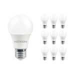Multipack 10x Noxion Lucent Classic LED E27 Pear Frosted 4.9W 480lm - 827 Extra Warm White | Replaces 40W