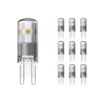 Multipack 10x Noxion Bolt LED Capsule G9 1.9W 200lm - 827 Extra Warm White | Replaces 20W