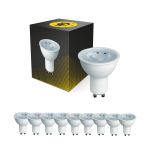 Multipack 10x Bright Choice LED Spot GU10 PAR16 4W 345lm 36D - 827 Extra Warm White | Replaces 50W