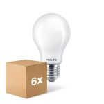 Multipack 6x Philips Corepro LED Bulb E27 Pear Frosted 8.5W 1055lm - 830 Warm White | Replaces 75W