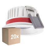 Multipack 20x Ledvance LED  SPOT FIRE RATED Aluminium  8W 720lm 36D - 940 Cool White | Cutout 68mm - IP65 - Best Colour Rendering -  Dimmable