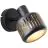 Brilliant Tyas Wall Light Aluminium Metal Black Gold | Suitable for 1x E14