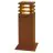 SLV Square 40 Floor Lamp Steel Rusty | Outdoor - IP55 - Suitable for 1x E27 