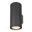 SLV Enola Up/Down Wall Light Aluminium Grey Round 55W 6000lm - 930-940 CCT | Outdoor - IP65 - Best Colour Rendering