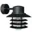 Nordlux Vejers Wall Light Metal and Glass Black | IP54 - Suitable for E27