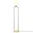 DFTP by Nordlux Shapes Floor Lamp Glass and Metal Brass | Suitable for E27