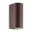 Nordlux Dion Wall Light Aluminium Rusty Up & Down | Suitable for 2x GU10