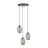 Emibig Pendant Astral Steel Black | Suitable for 3x E14 - Max 10W