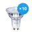 Multipack 10x Philips Corepro LED Spot GU10 PAR16 2.7W 230lm 36D - 840 Cool White | Replaces 25W