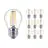 Multipack 10x Philips Corepro LED Lustre E27 Ball Filament Clear 4.3W 470lm - 827 Extra Warm White | Replaces 40W