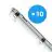 Multipack 10x Noxion LED Waterproof Batten Poseidon V3.0 18-30W 2340-4200lm - 830-865 CCT | 120cm - Through Wiring (5x2.5mm2)