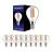 Multipack 10x Noxion Lucent Lustre LED E14 Ball Filament Clear 4.5W 470lm - 827 Extra Warm White | Dimmable - Replaces 40W