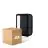 Multipack 4x D'Lite Wall Light Arlo Black | IP44 - Suitable for 1x E27