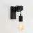 Eglo Wall Light Townshend Wood Black | Suitable for E27