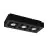 Eglo Ceiling Spot Mendoza Steel Black 14.1W 1035lm - 830 Warm White | Dimmable - Suitable for GU10