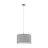 Eglo Pendant Pasteri Steel Satin Nickel | IP20 - Suitable for 1x E27 