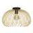 Eglo Ceiling Light Venezuela Black, Gold | Suitable for E27