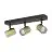 Eglo Ceiling Light Consuma 1 Steel Black | IP44 - Suitable for 3x GU10 