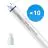 Multipack 10x Philips LED Tube T8 MASTER (EM/Mains) High Output 8W 1050lm - 865 Daylight | 60cm - Replaces 18W
