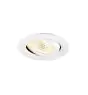 SLV New Tria 68 Spot Aluminium White Round 7.5W 591lm 38D - 927 Extra Warm White | Cutout 68mm -  Best Colour Rendering - Dimmable 