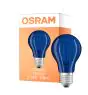 Osram LED Star Classic Decor E27 Pear Filament Frosted 2.5W 10lm - Blue | Replaces 4W