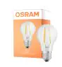Osram Classic LED E27 Pear Filament Clear 7W 806lm - 827 Extra Warm White | 3 Step Dim - Replaces 60W