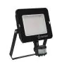 Ledvance LED Floodlight Compact Black 50W 5000lm 100D - 840 Cool White | IP65 - Symmetrical - Motion and Light Sensor