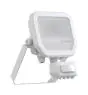 Ledvance LED Floodlight Aluminium White 8W 1100lm 100D - 830 Warm White | IP65 - Motion And Light Sensor - Symmetrical