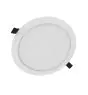 Ledvance Downlight Slim Alu Aluminium White 19W 2000lm 90D - 840 Cool White | Cutout 205 - IP44 - Dali Dimmable 