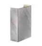 Nordlux Fold 10 Wall Light Steel Silver Up & Down 7.5W 225lm - 830 Warm White