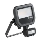 Ledvance LED Floodlight Aluminium Black 8W 1200lm 100D - 840 Cool White | IP65 - Motion And Light Sensor - Symmetrical