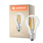 Ledvance Classic LED E27 Pear Filament Clear 5.9W 806lm - 827 Extra Warm White | Dimmable - Replaces 60W