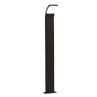 Ansell LED Pedestal Lamp Senza Graphite 6.5W 406lm - 830 Warm White | 100cm - IP54