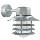 Nordlux Vejers Wall Light Galvanized Steel and Glass Grey | IP54 - Suitable for E27