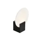 Nordlux Hester Wall Light Glass Black - 9.5W 900lm - 930 Warm White | IP44 - Best Colour Rendering - 3-Step Dimmable