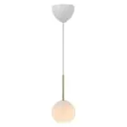 Nordlux Franca 13 Pendant Glass and Metal Brass | Suitable for E14