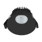 Nordlux Downlight Albric Aluminium Black 8W 590lm 38D - 927 | 90mm - IP44 - Best Colour Rendering - Dimmable
