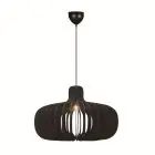 Nordlux Hazo 65 Pendant Wood Black | Suitable for 1x E27
